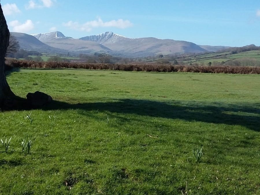 Photo of Pen y Fan with snow